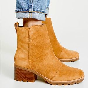 SOREL WOMEN'S CATE™ Ankle  Heeled Suede Boot Bootie Women’s Size: 8.5
